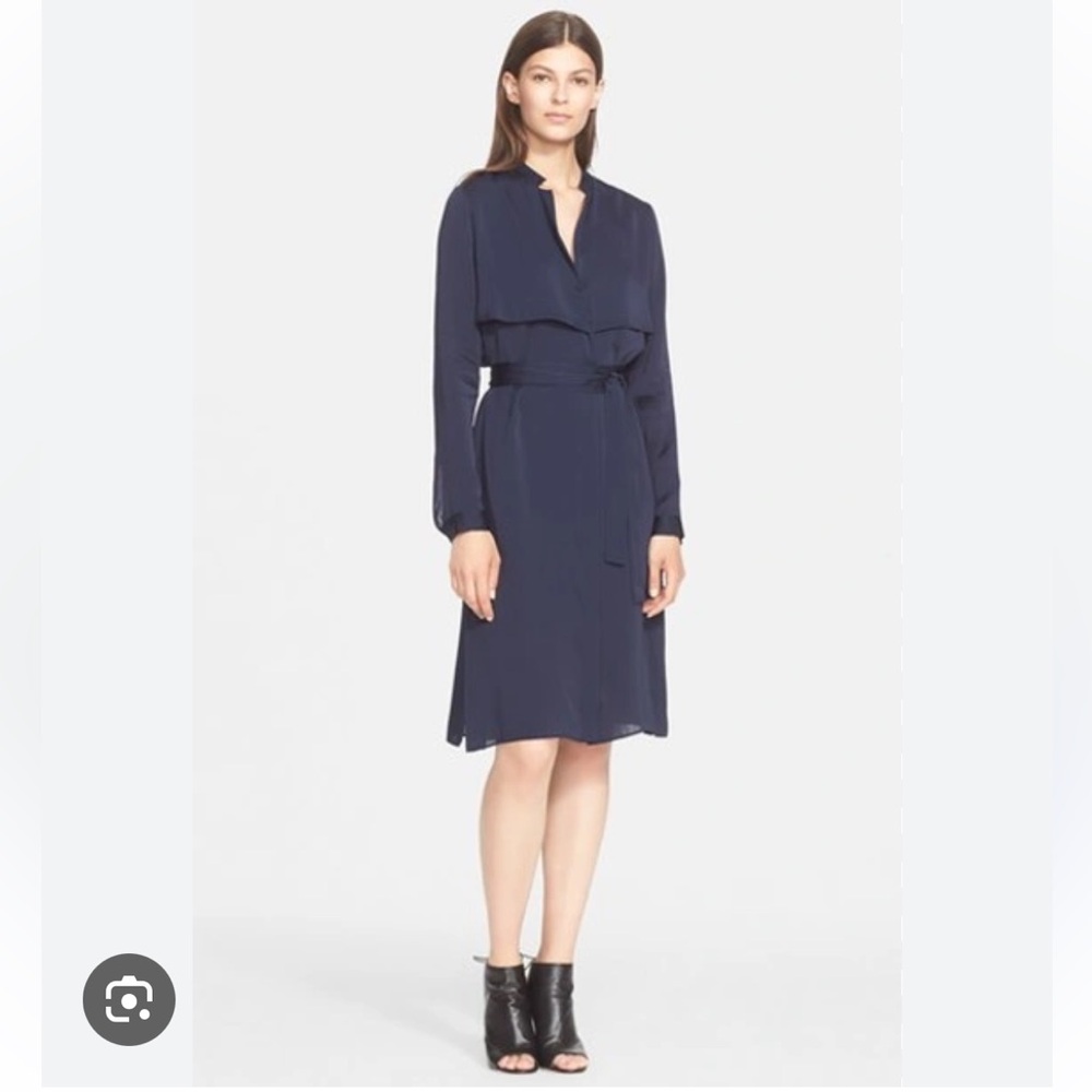 AYR Silk Trench Dress